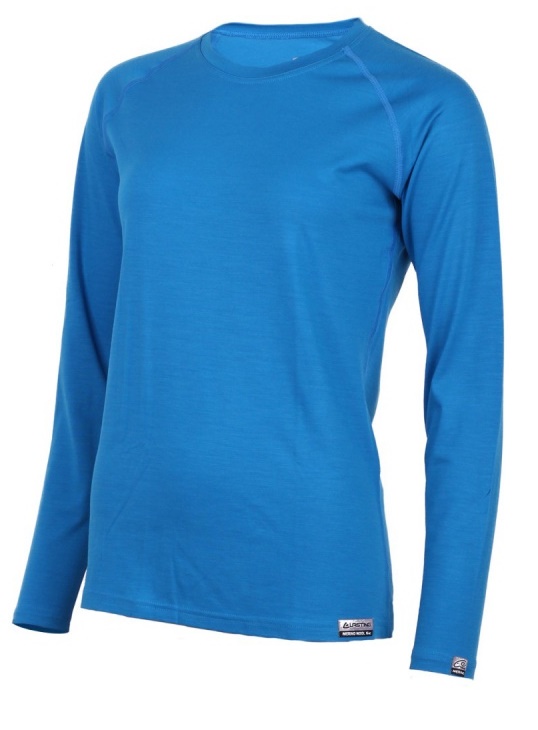 Lasting dámske merino tričko ATILA 5151 modrá Veľkosť: L 8595067925233