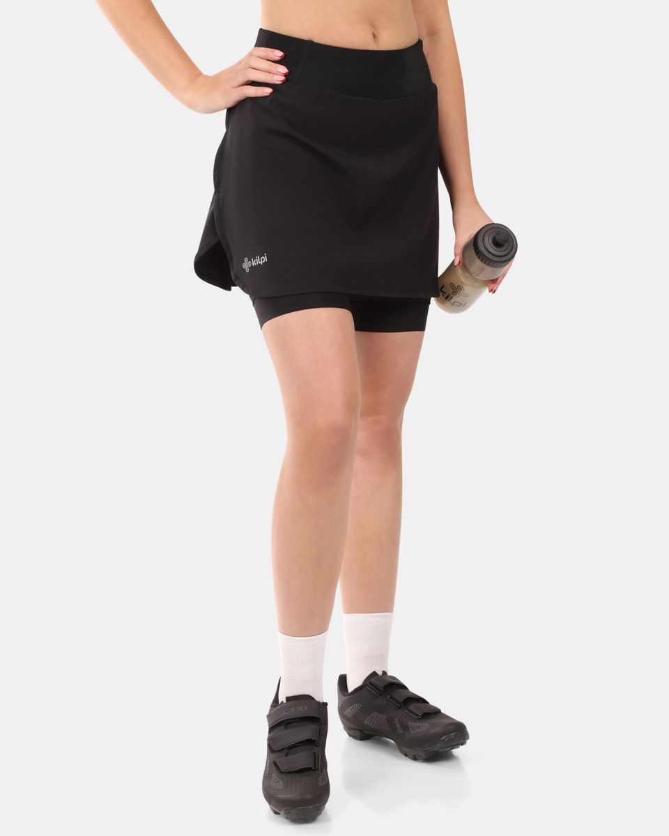 Kilpi JOLA-W dámska cyklistická sukňa čierna Veľkosť: 36