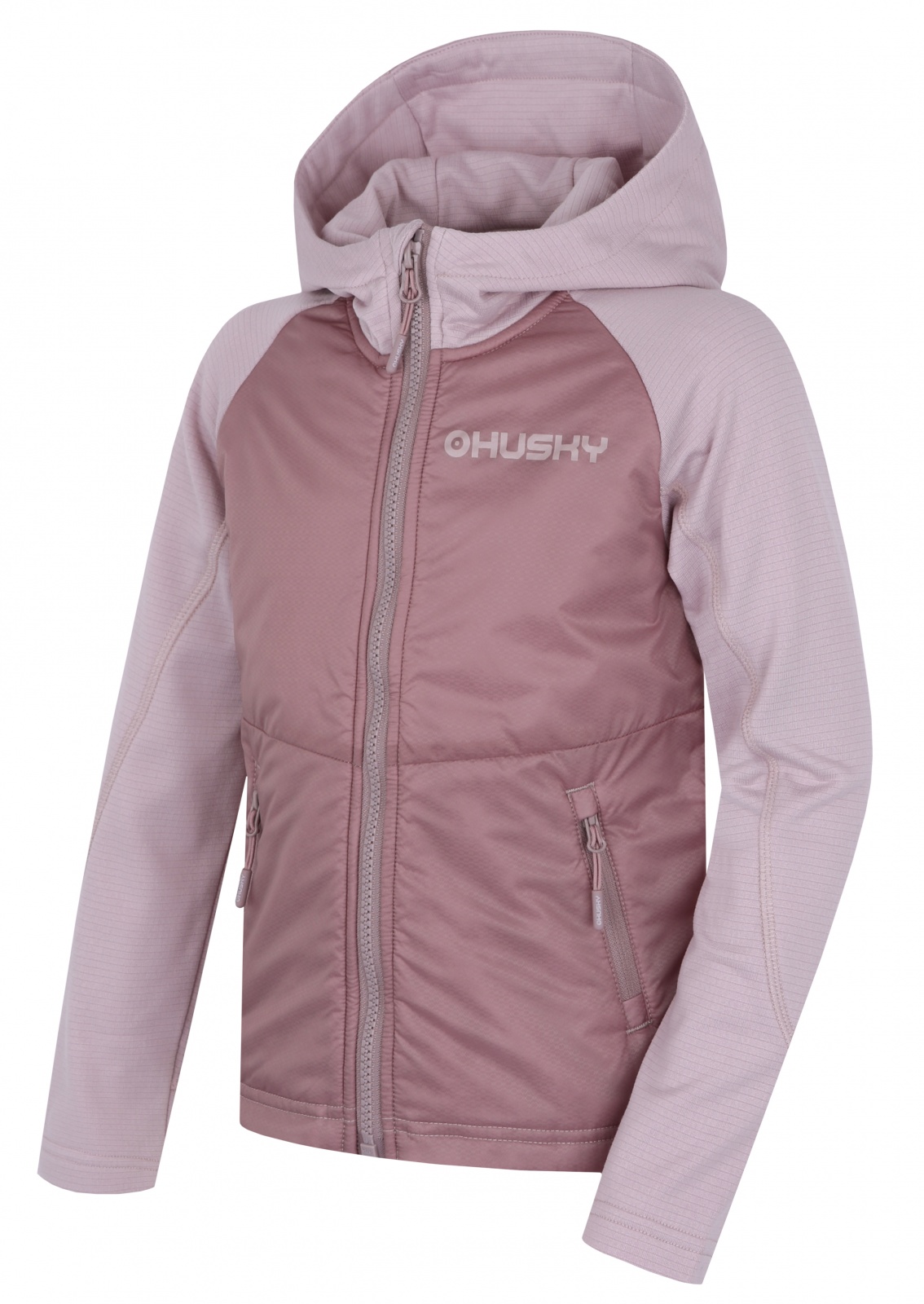 Husky Detská mikina s kapucňou Any K light purple Veľkosť: 128