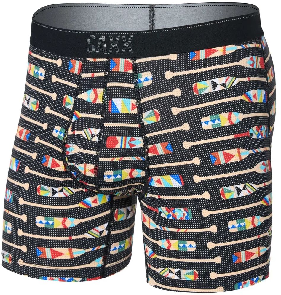 Saxx QUEST QUICK DRY MESH BOXER BRIEF FLY oartiz-black Veľkosť: S