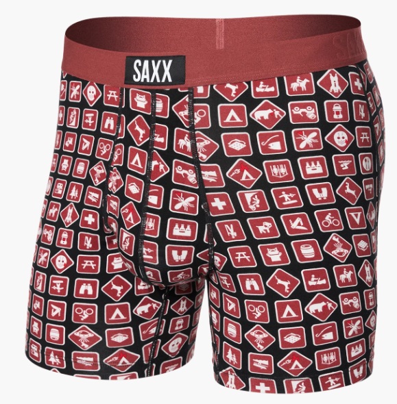 Saxx ULTRA SUPER SOFT BOXER BRIEF FLY sign off-black Veľkosť: XL