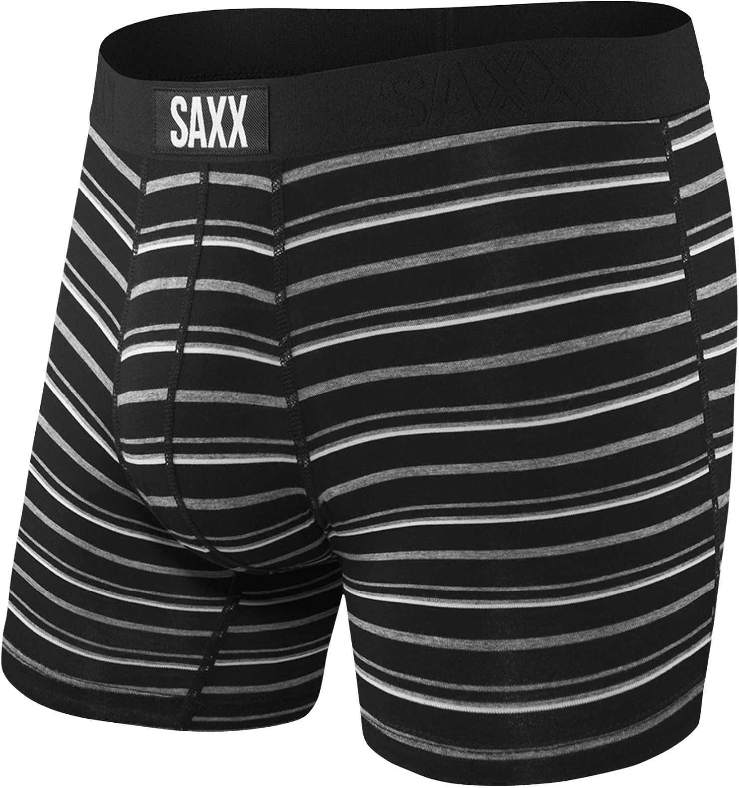 Saxx VIBE XTRA BOXER BRIEF FLY black coast stripe Veľkosť: M