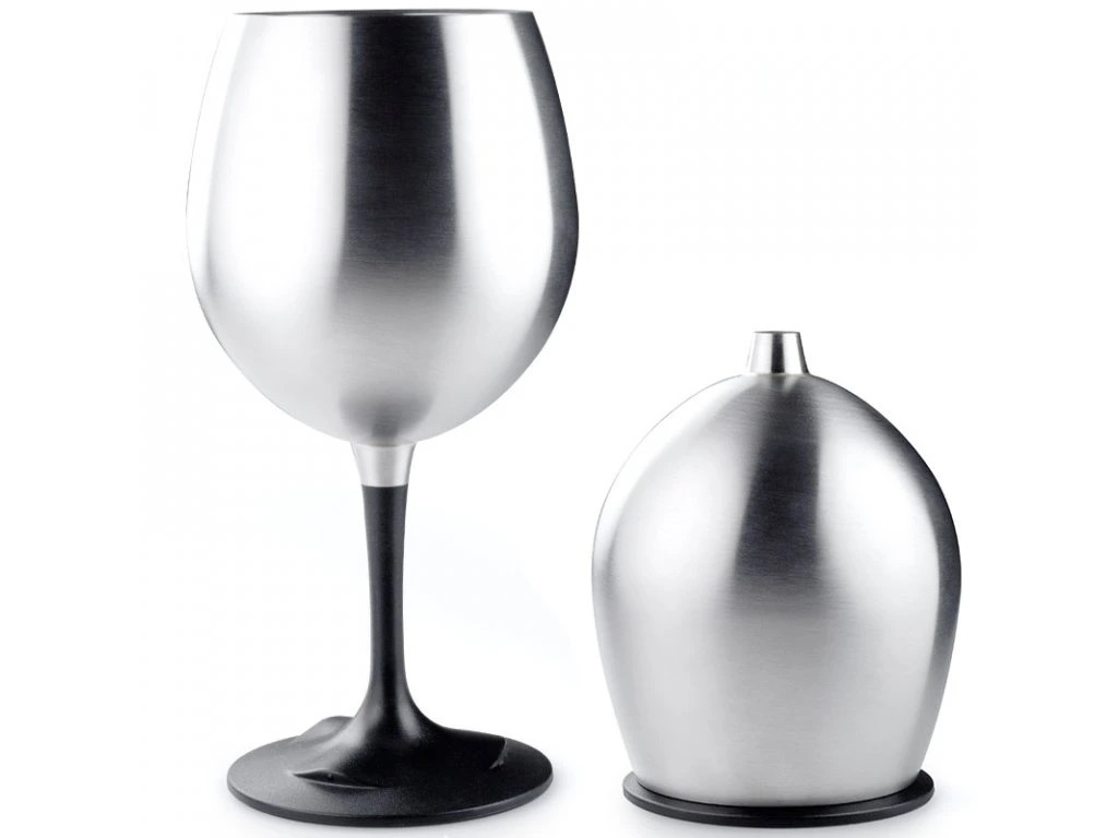 GSI Outdoors Glacier Stainless Nesting Red Wine Glass 449 ml 090497633102