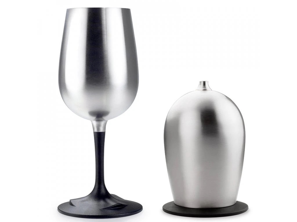 GSI Outdoors Glacier Stainless Nesting Wine Glass 319 ml