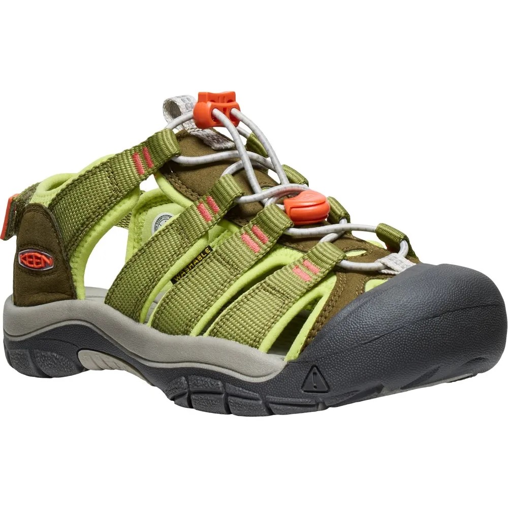 Keen NEWPORT BOUNDLESS YOUTH dark olive/scarlet ibis Veľkosť: 32/33 195208626937