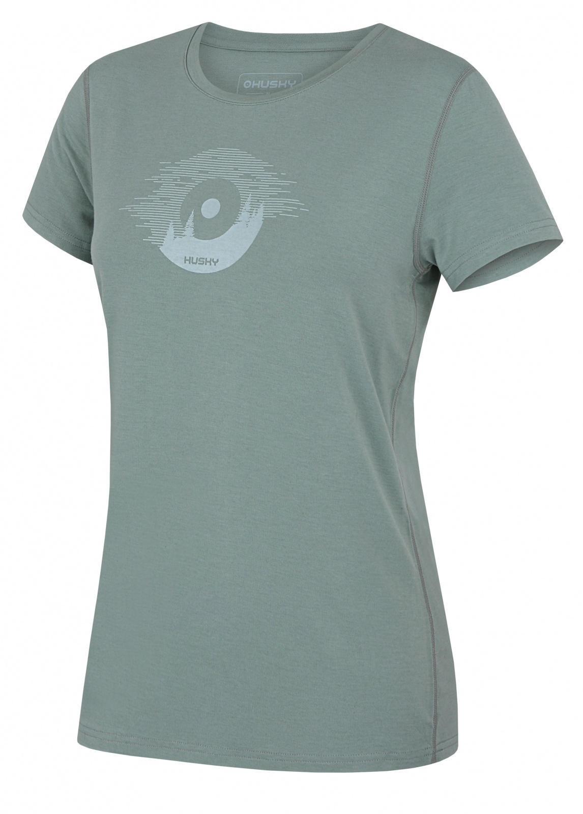 Husky Dámske tričko Mertis L faded green Veľkosť: M