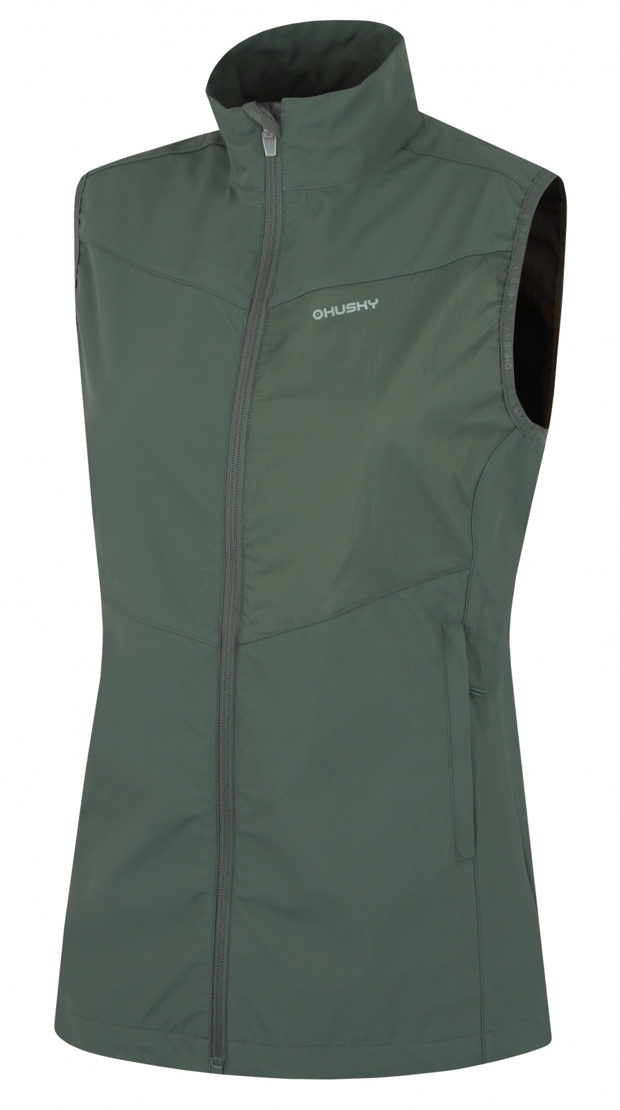 Husky Dámska softshell vesta Salien L faded green Veľkosť: S