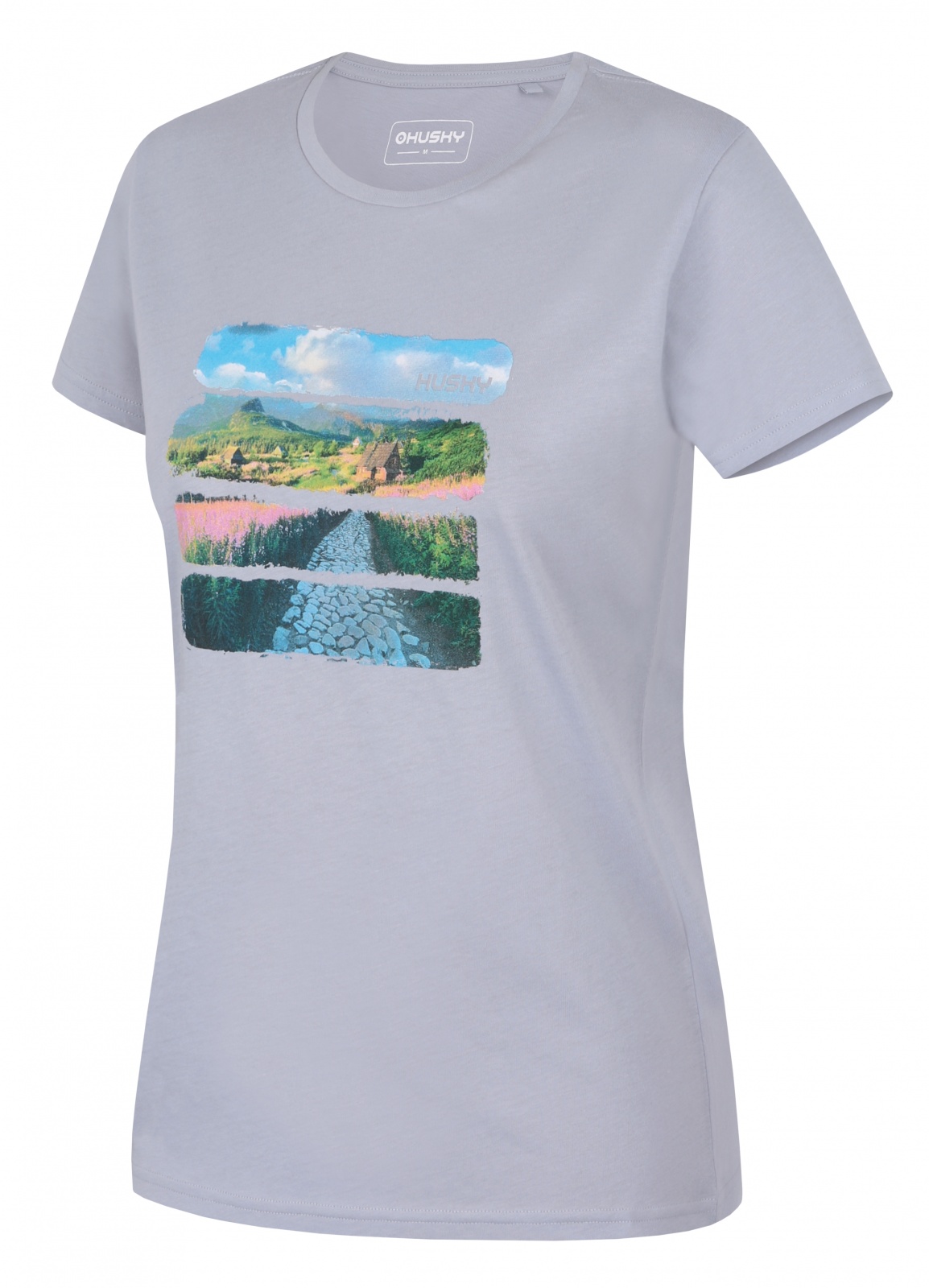 Husky Dámske bavlnené tričko Tee Flo L light blue Veľkosť: XL