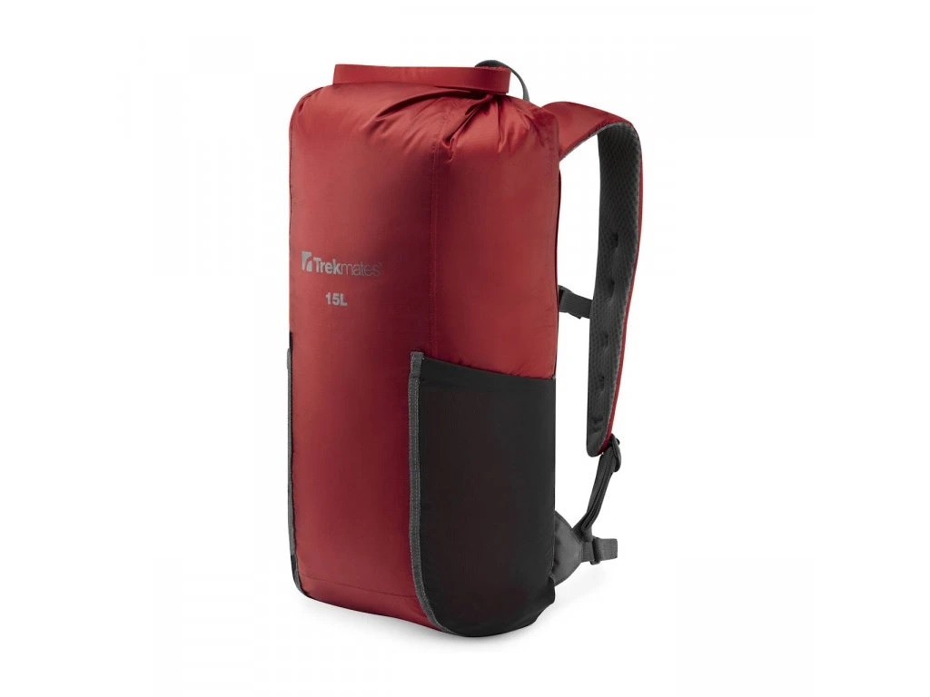 TREKMATES vodeodolný batoh RS 15L - chilli pepper 5056369300751