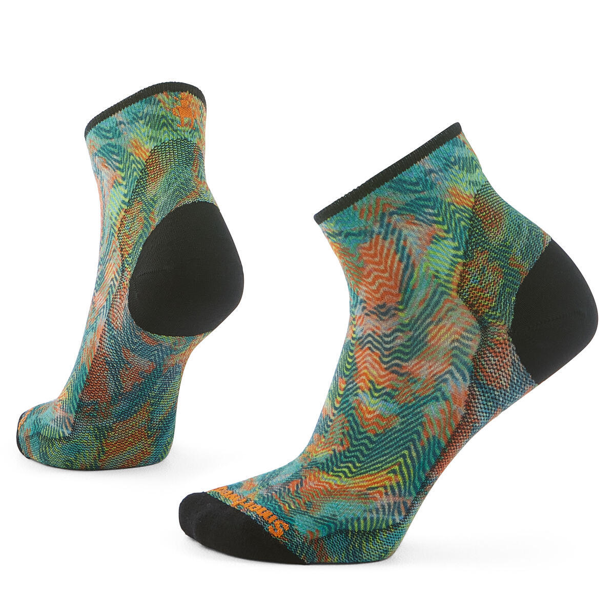Smartwool W BIKE ZERO CUSHION JUNGLE MSC PRN AN SC honey gold Veľkosť: S