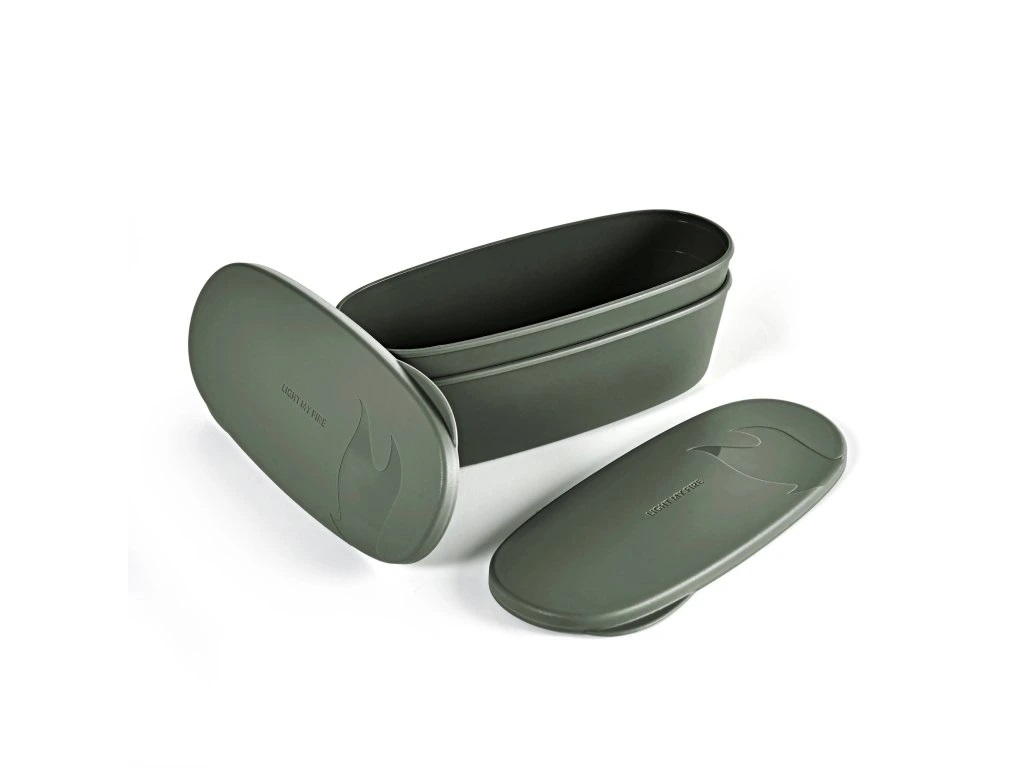 Light My Fire SnapBox oval 2-pack SageGreen 7331423014958