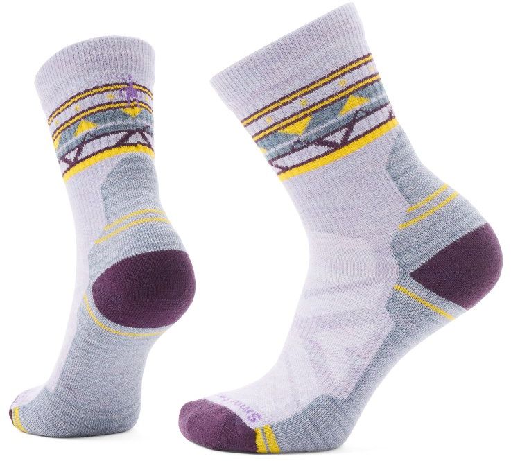 Smartwool W HIKE LIGHT CUSHION ZIG ZAG VL MD CR SC purple eclipse Veľkosť: S