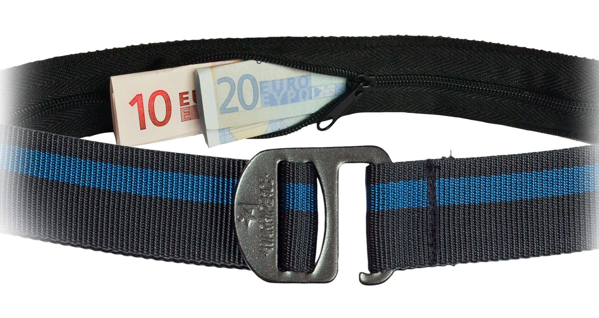 Warmpeace MONEY BELT iron/blue
