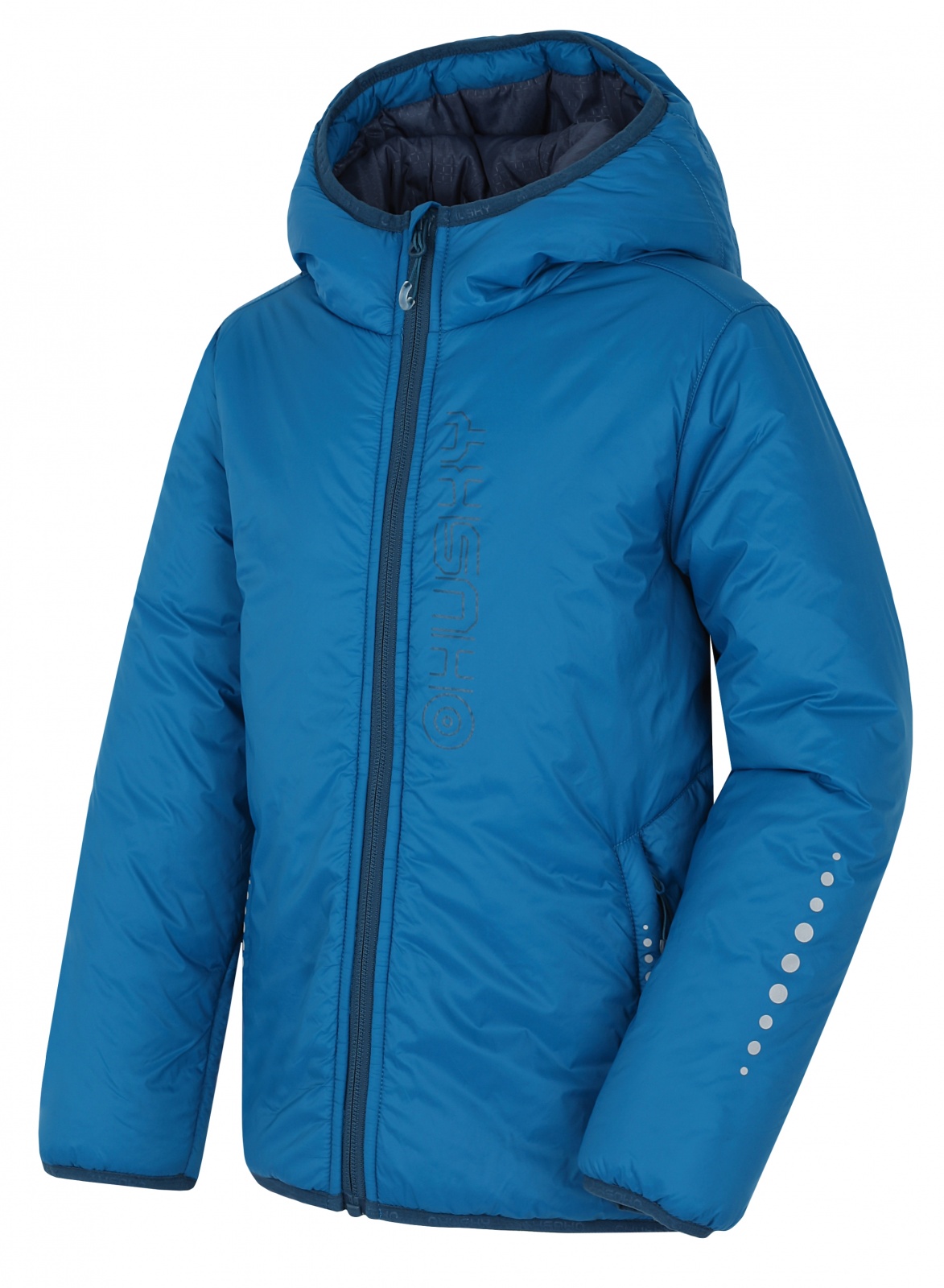 Husky Detská plnená ultraľahká bunda Nix K blue Veľkosť: 146