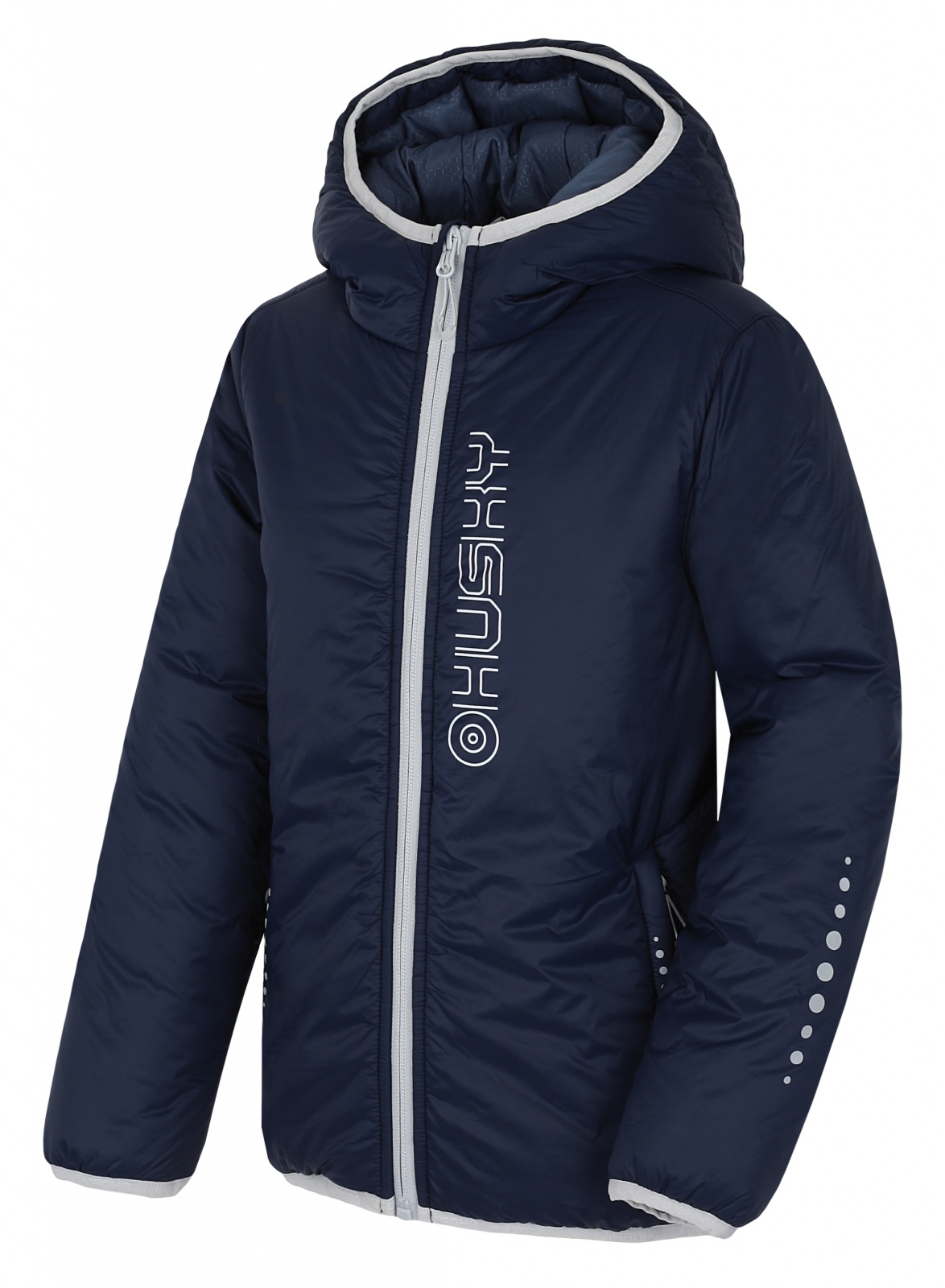 Husky Detská plnená ultraľahká bunda Nix K dark blue Veľkosť: 128