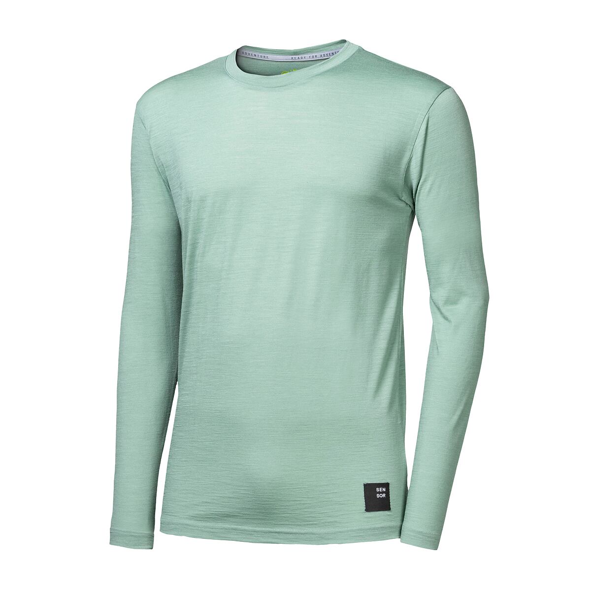 SENSOR MERINO CORDURA pánske tričko dl.rukáv basil green Veľkosť: S