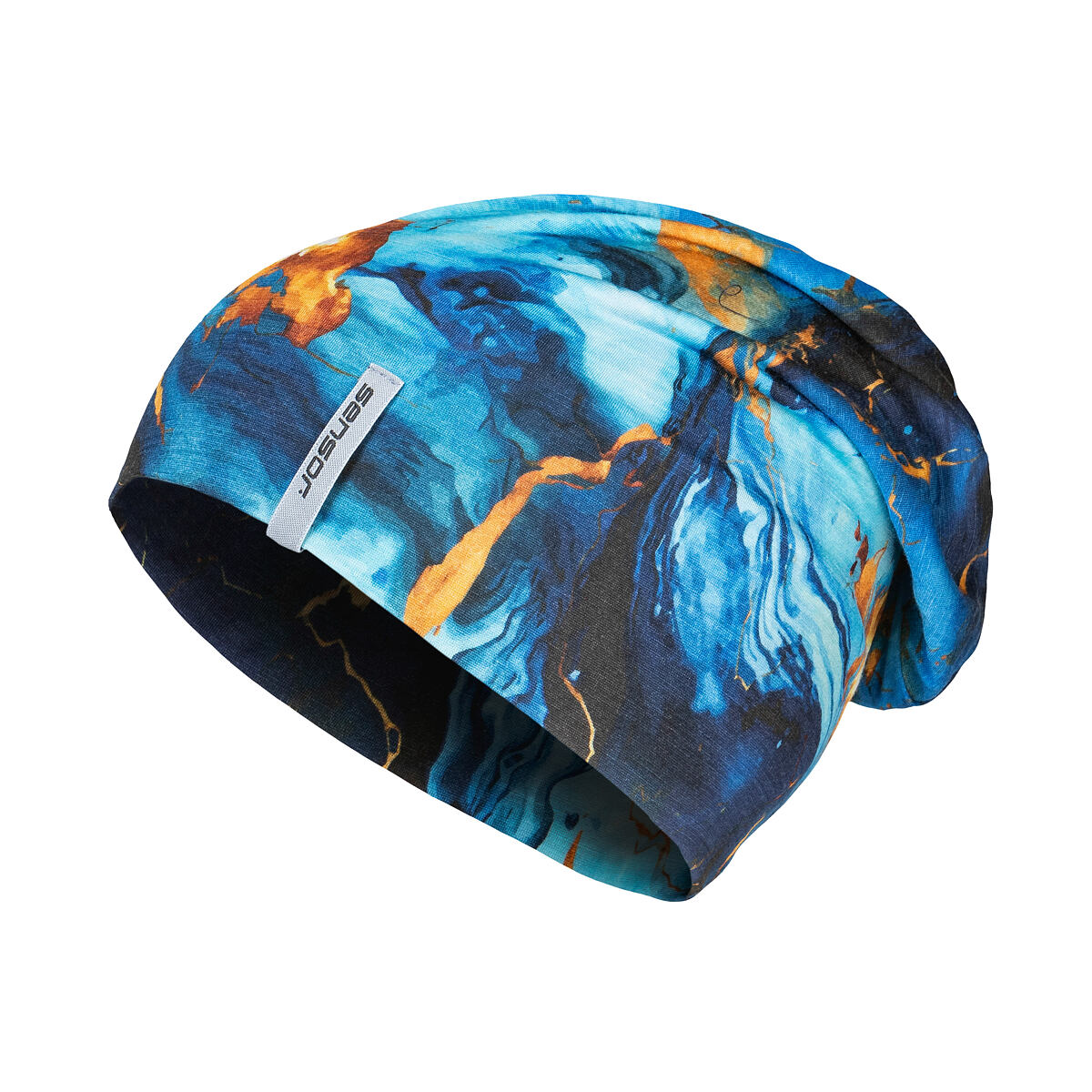 SENSOR čiapka MERINO IMPRESS modrá/universe Veľkosť: M
