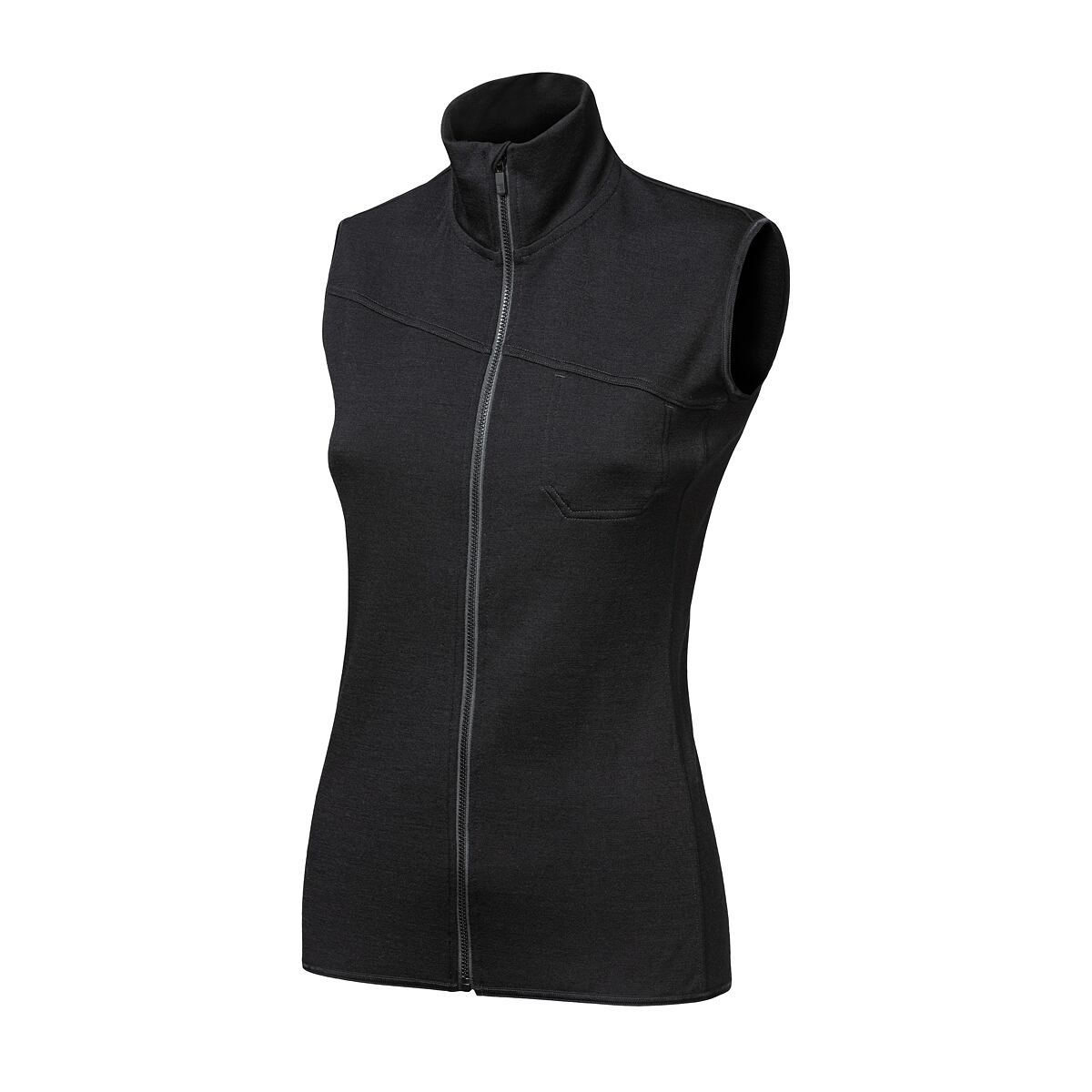 SENSOR MERINO EXTREME UP dámska vesta čierna Veľkosť: S