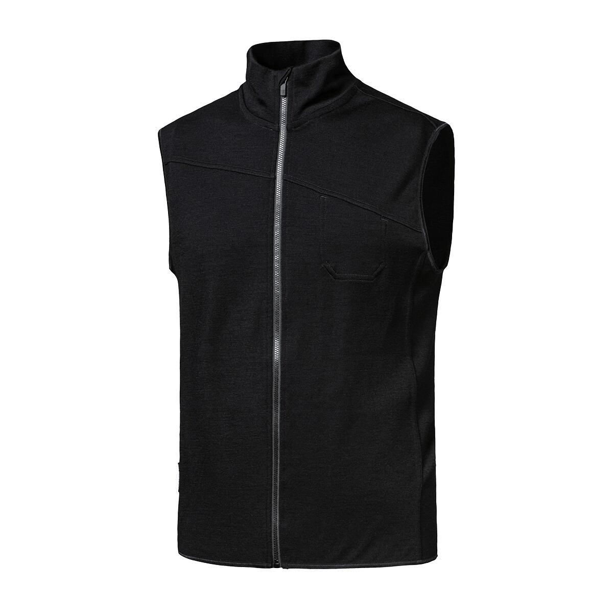 SENSOR MERINO EXTREME UP pánska vesta čierna Veľkosť: S