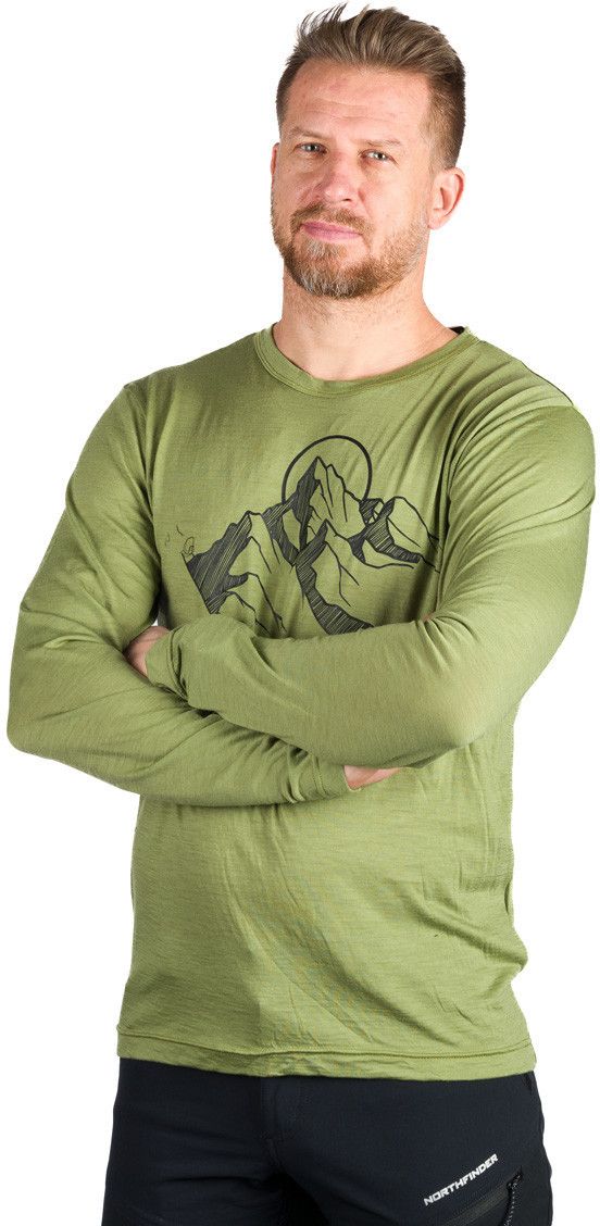 Northfinder ERNO green pánske tričko TR-5034OR-316 Veľkosť: L 8584153637280
