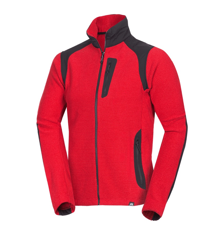 Northfinder SZYMON redblack pánsky sveter MI-3884OR-361 Veľkosť: M 8584153627649