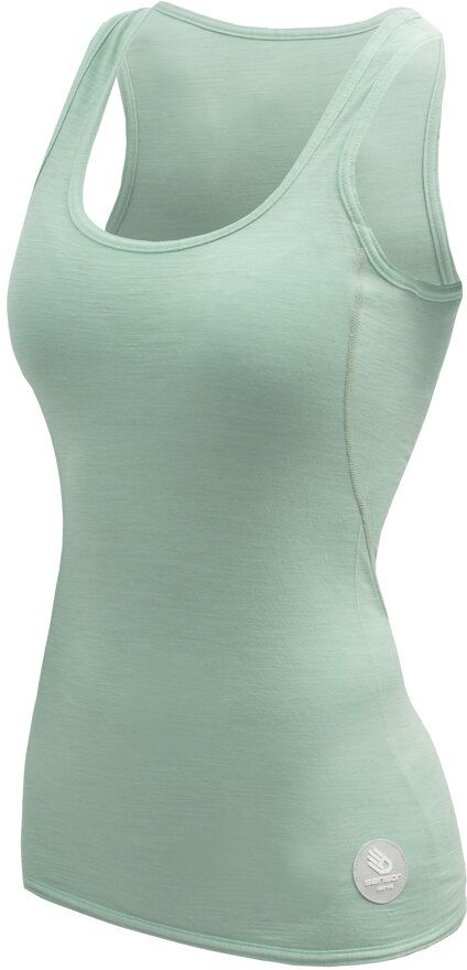 SENSOR MERINO AIR dámske tričko bez rukávov basil green Veľkosť: S