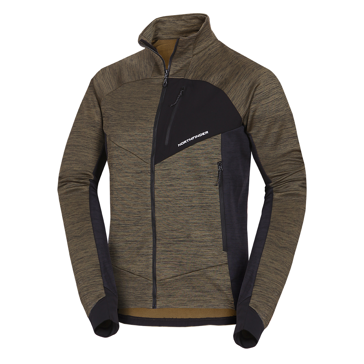 Northfinder JULISTE blackdarkgreen pánska mikina MI-3881OR-550 Veľkosť: XL 8584153627113