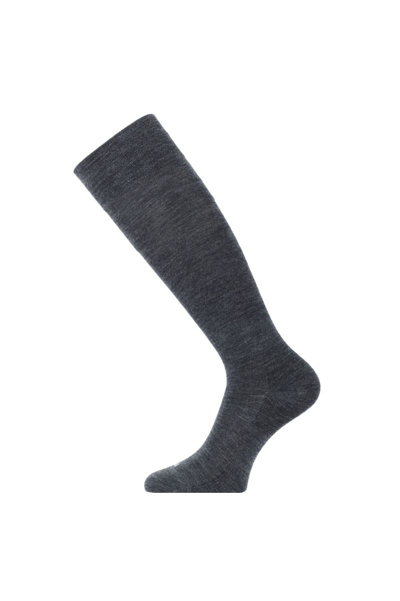 Lasting merino lyžiarske podkolienky FWK šedej Veľkosť: (42-45) L