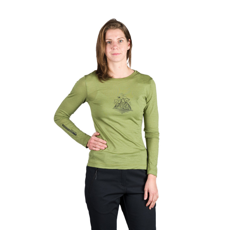 Northfinder AILA green dámske tričko TR-6031OR-316 Veľkosť: XL 8584153638799