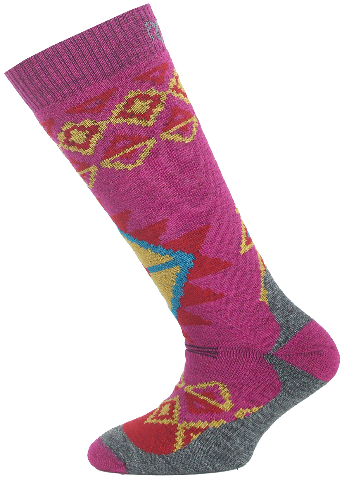 Lasting detské merino lyžiarske ponožky SKB 402 ružové Veľkosť: XXS 8596445237849