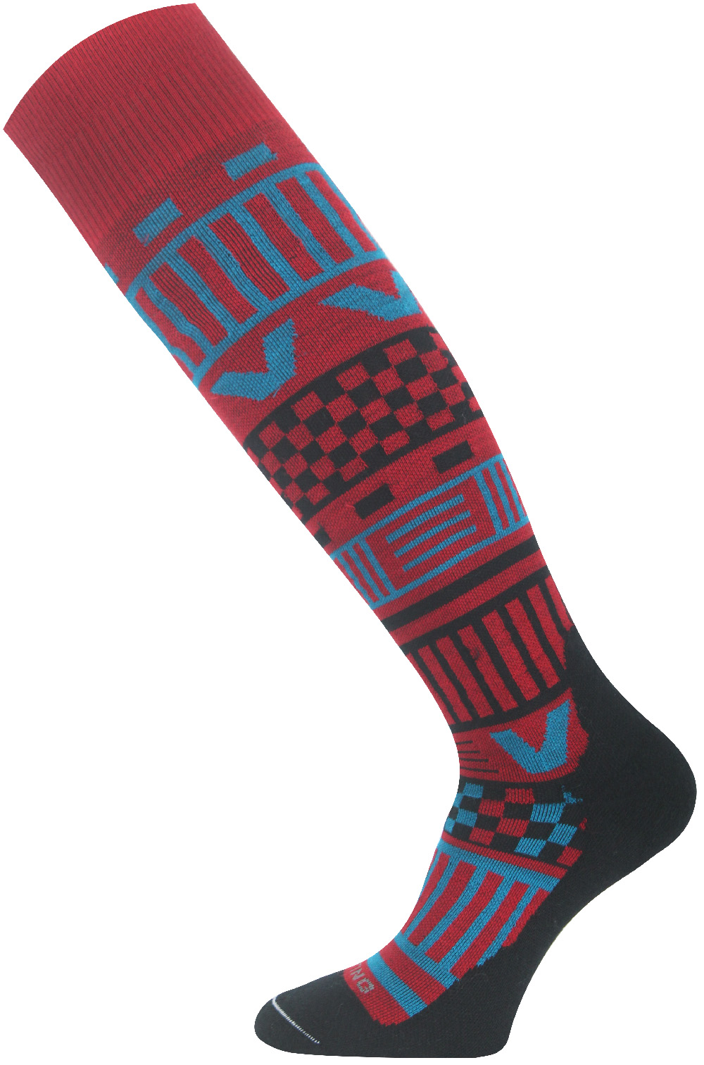 Lasting merino lyžiarske podkolienky SLA 306 červené Veľkosť: L