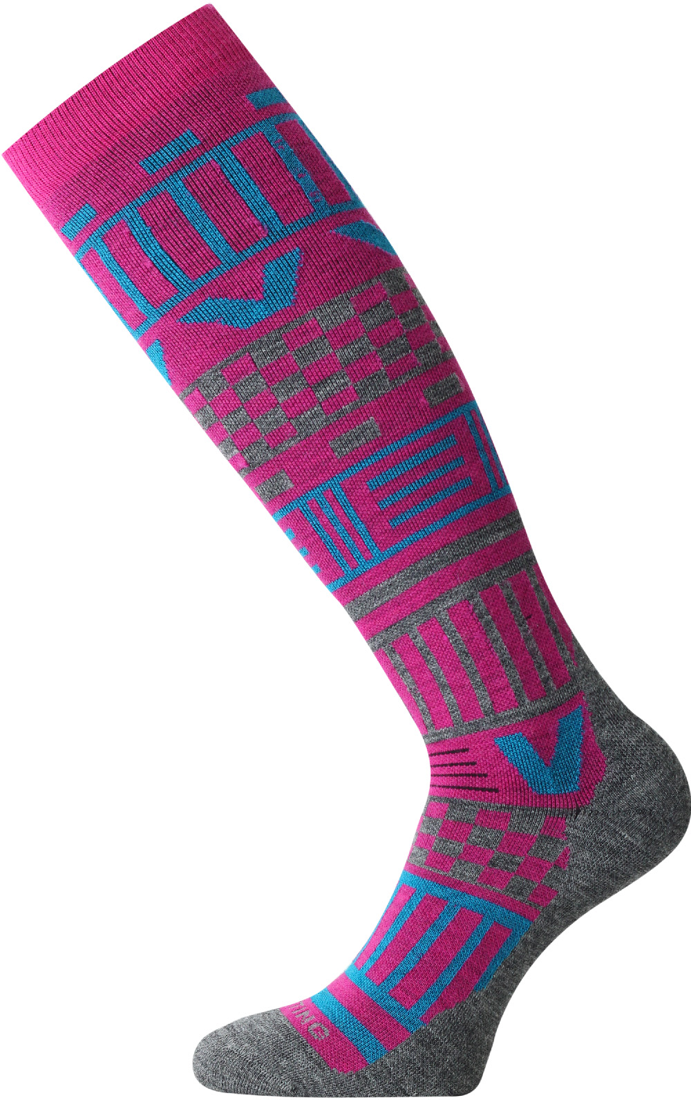 Lasting merino lyžiarske podkolienky SLA 408 ružová Veľkosť: M 8596445227987