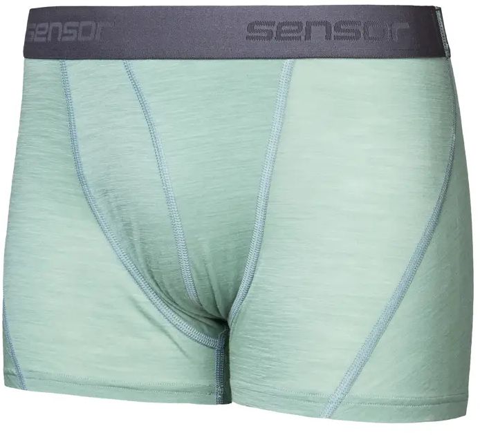 SENSOR MERINO AIR pánske trenírky basil green Veľkosť: S