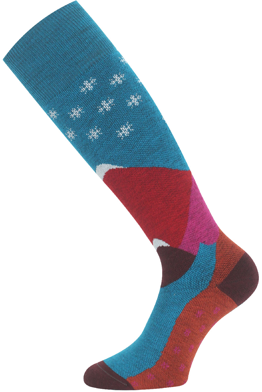 Lasting merino lyžiarske podkolienky SPW 590 modré Veľkosť: L