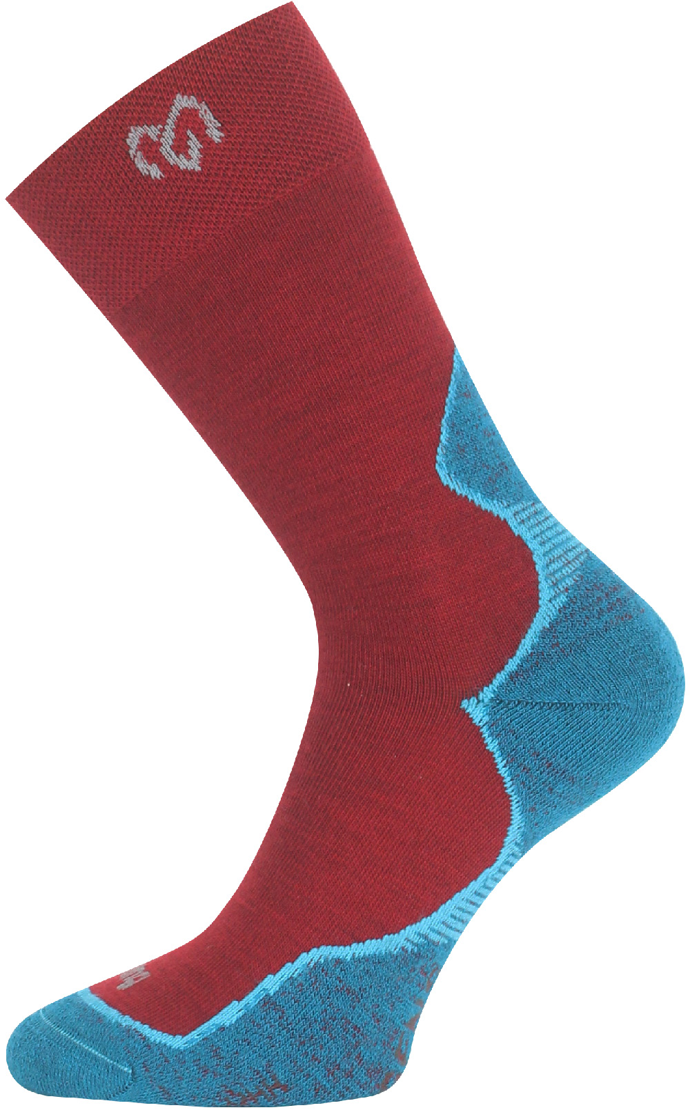 Lasting merino ponožky WAI 306 červené Veľkosť: L 8596445227291