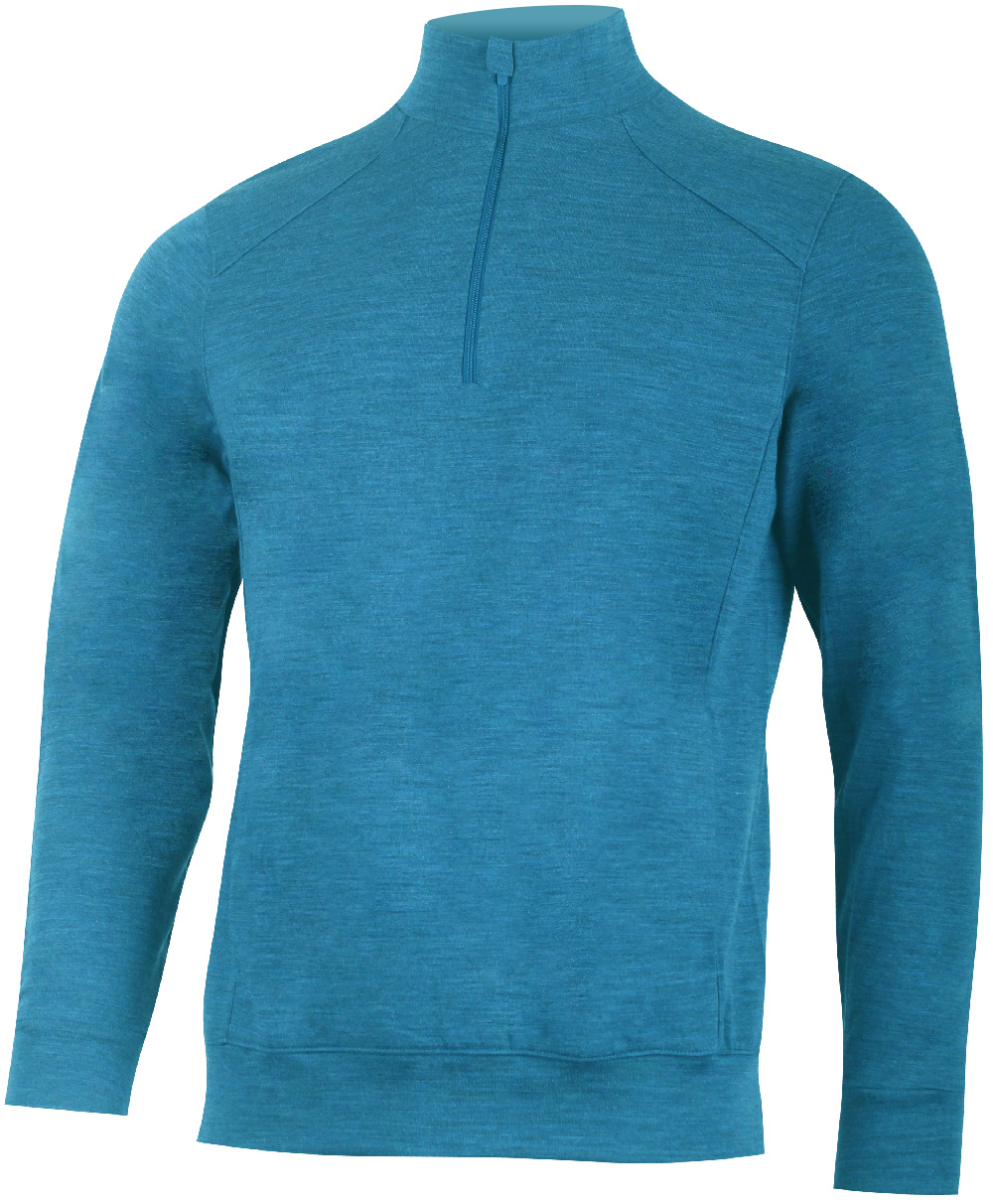 Lasting pánska merino mikina AMIR 5858 modrá Veľkosť: 2XL