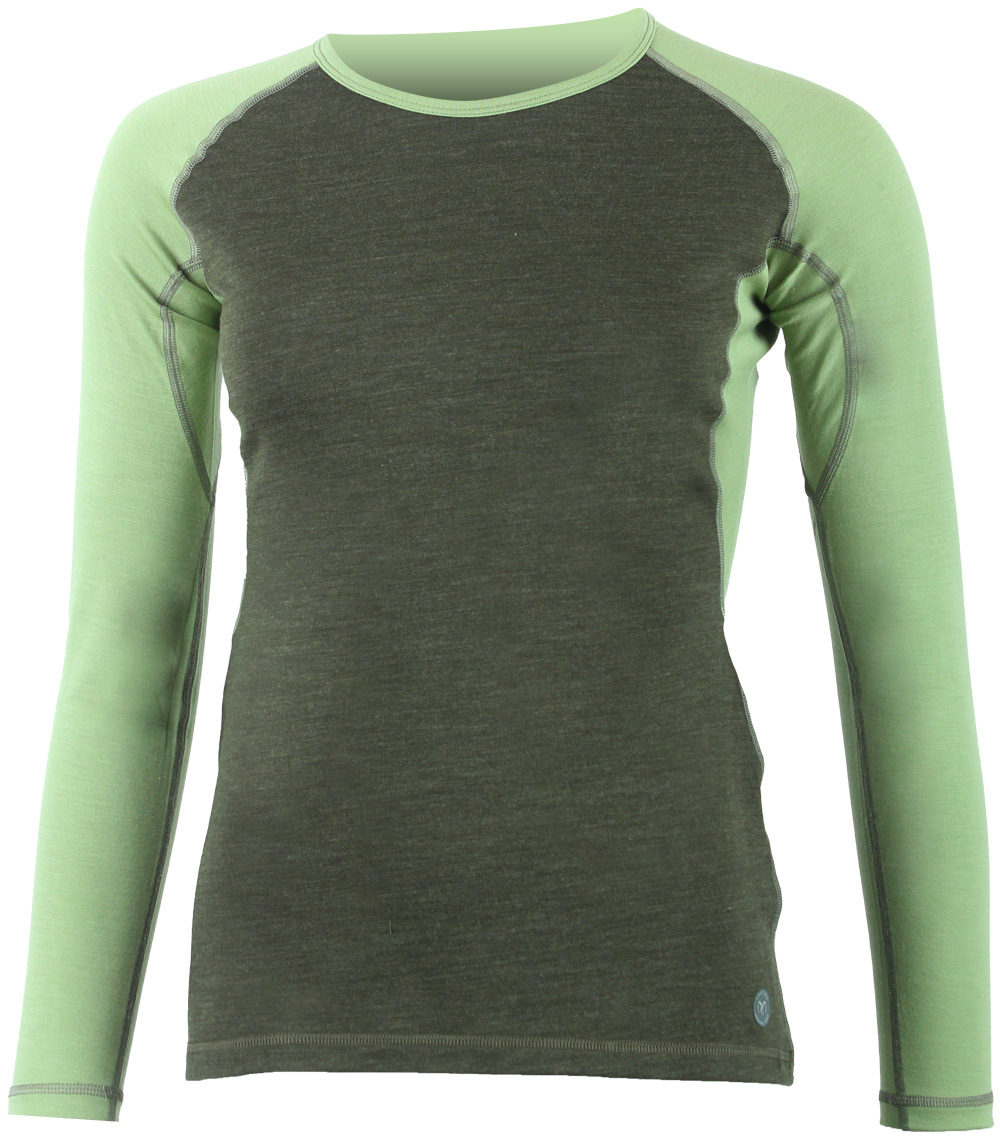 Lasting dámske merino tričko DITA 6160 zelená Veľkosť: M