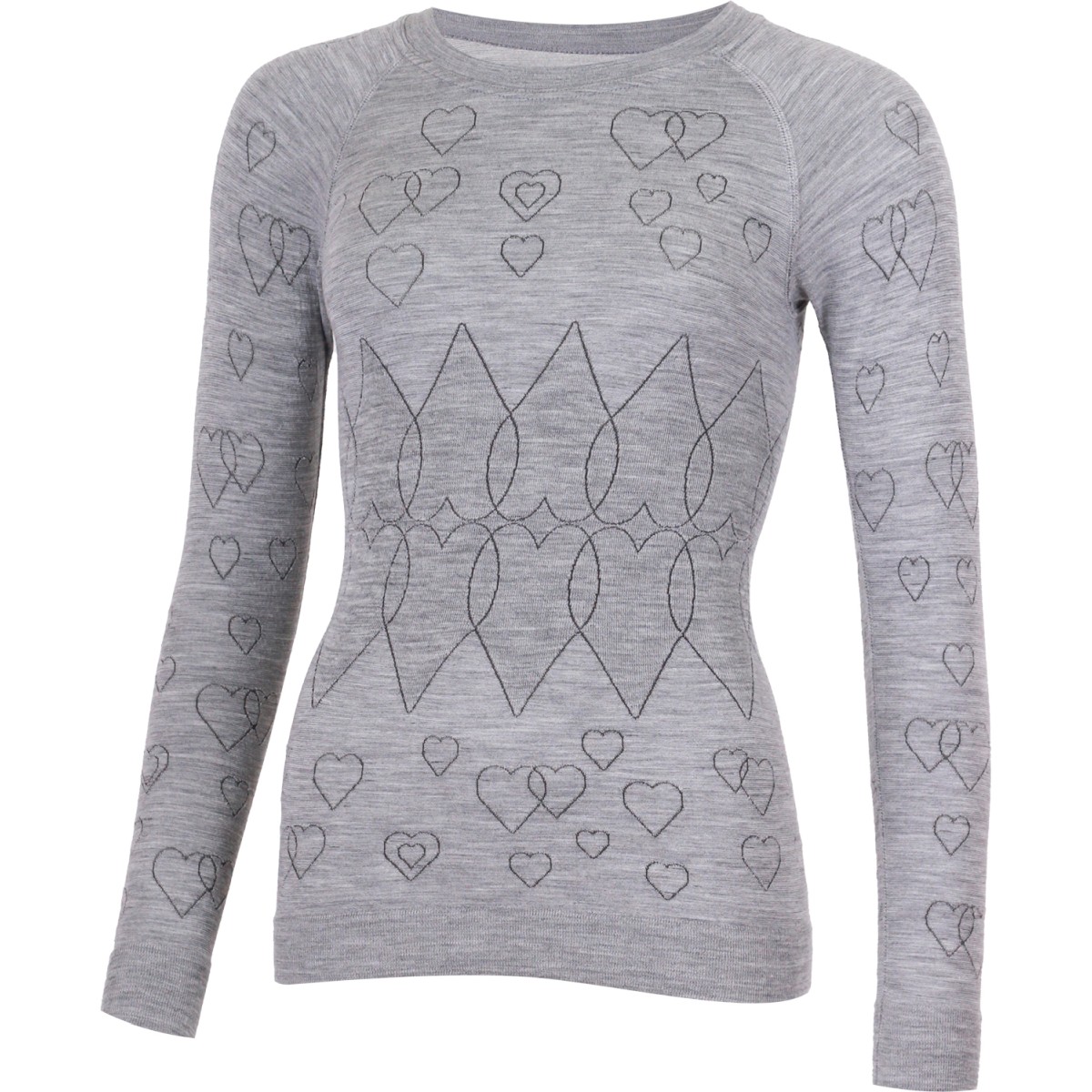 Lasting dámske merino tričko MIA 8449 sivá Veľkosť: XS