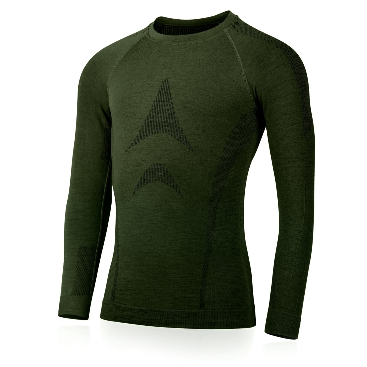 Lasting pánske merino tričko WOLF 6160 zelené Veľkosť: XXL/3XL