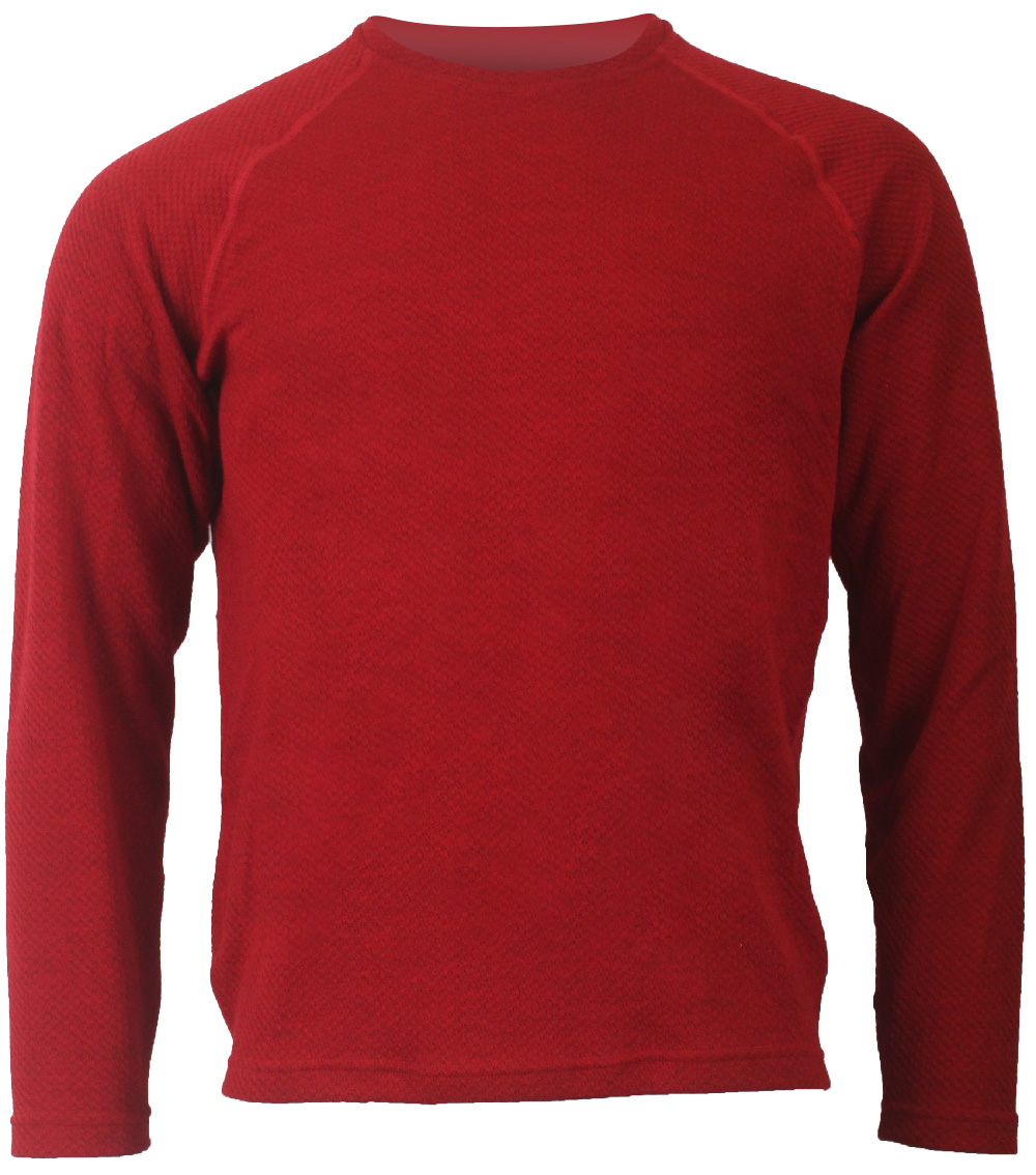 Lasting vlnený Merino sveter HUGO 3636 červená Veľkosť: 2XL