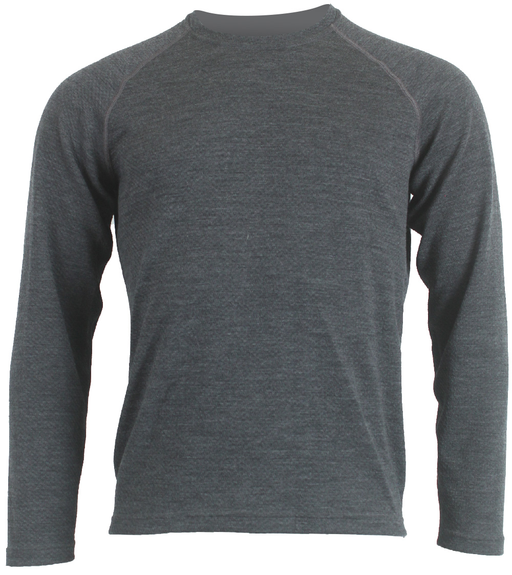 Lasting vlnený Merino sveter HUGO 8160 sivá Veľkosť: L