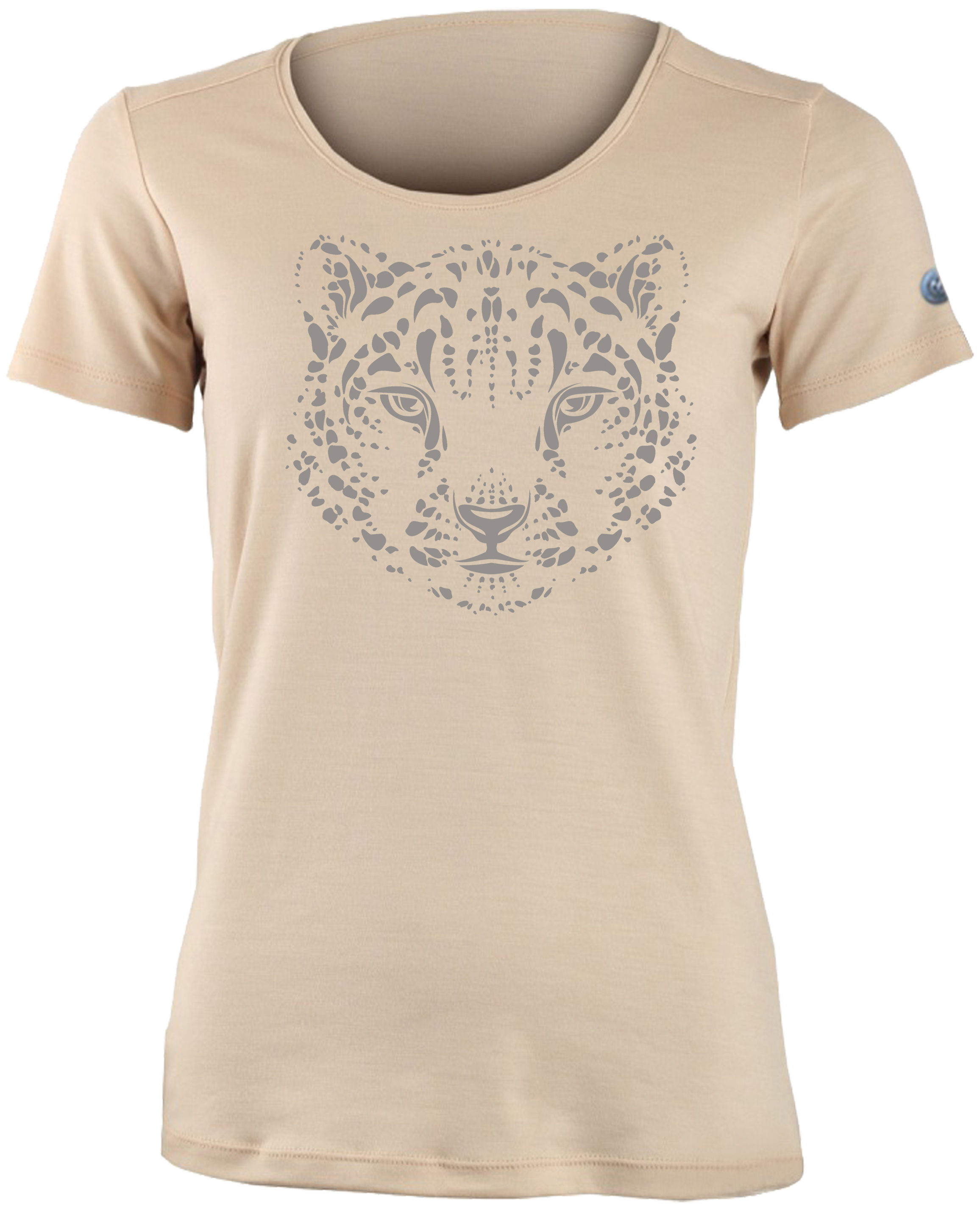 Lasting dámske merino tričko s tlačou ANETA 7070 béžové Veľkosť: L