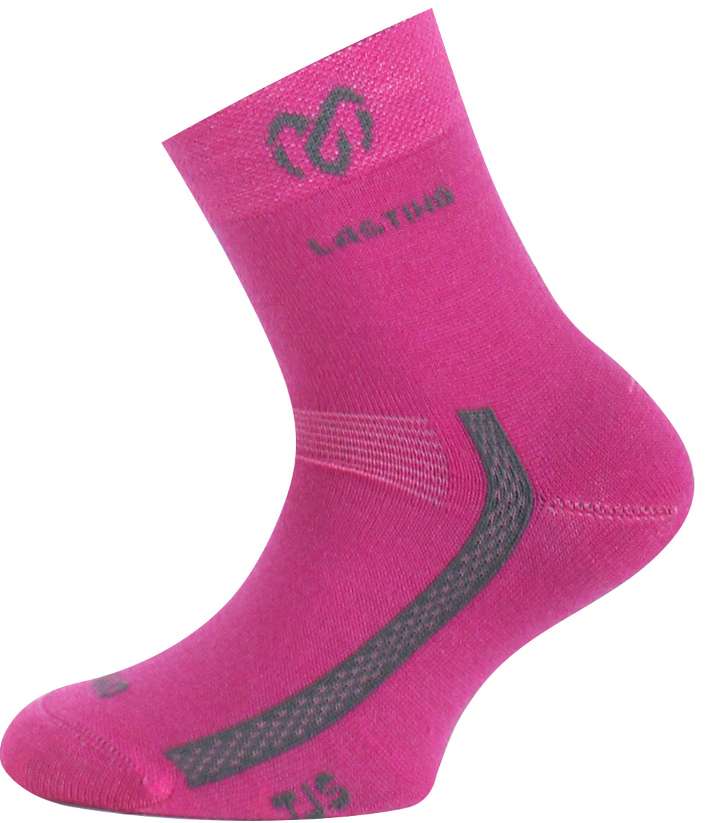 Lasting detské merino ponožky TJS 408 ružové Veľkosť: S