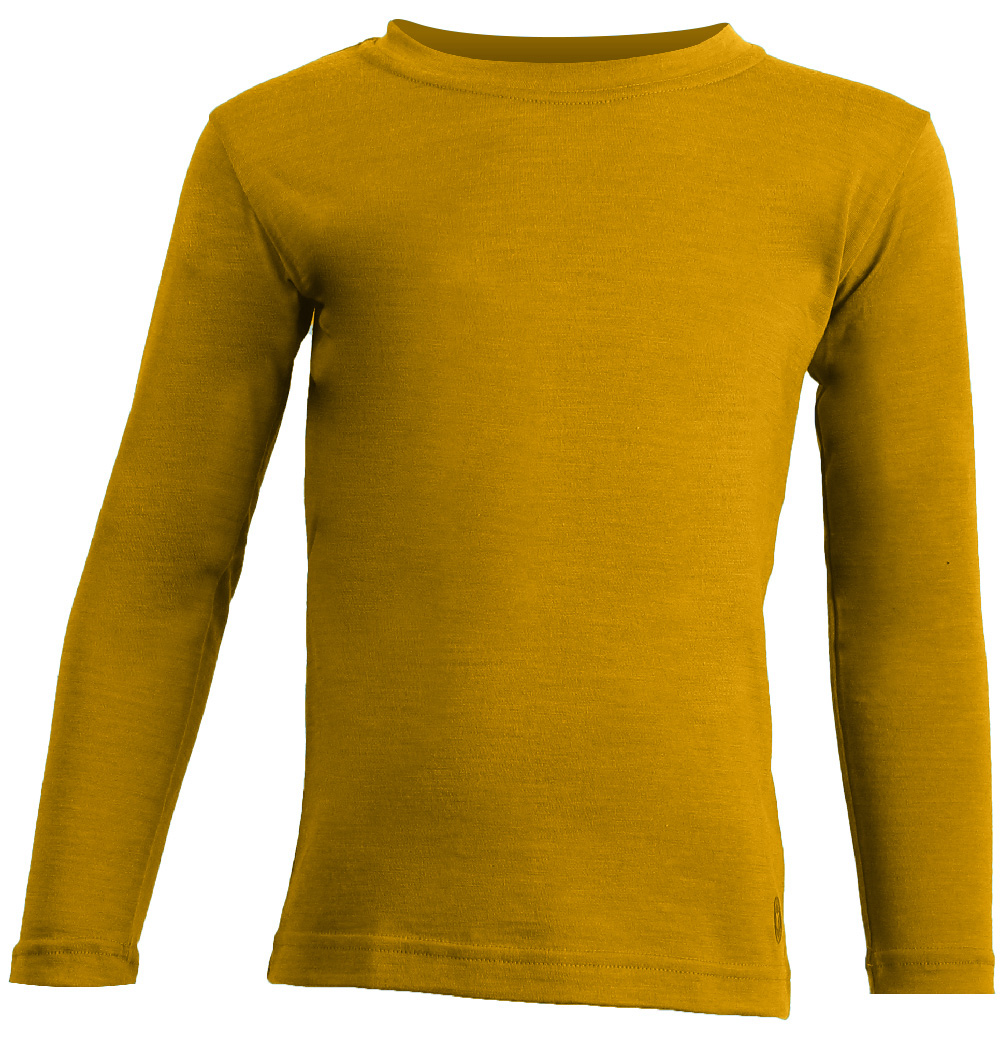 Lasting detské merino tričko LONY 2424 horčicové Veľkosť: 100