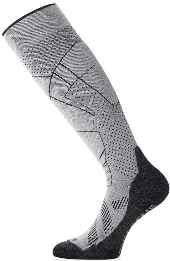 Lasting merino lyžiarske podkolienky FWU 898 sivá Veľkosť: M