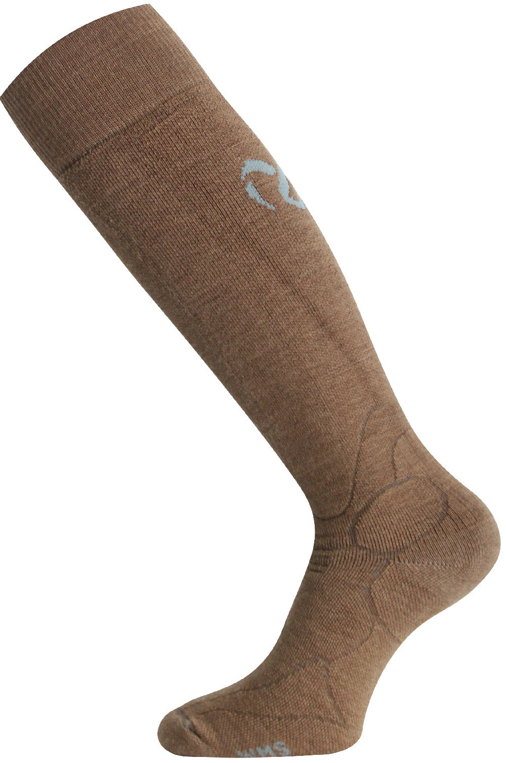 Lasting merino lyžiarske podkolienky WMS 710 hnedé Veľkosť: M