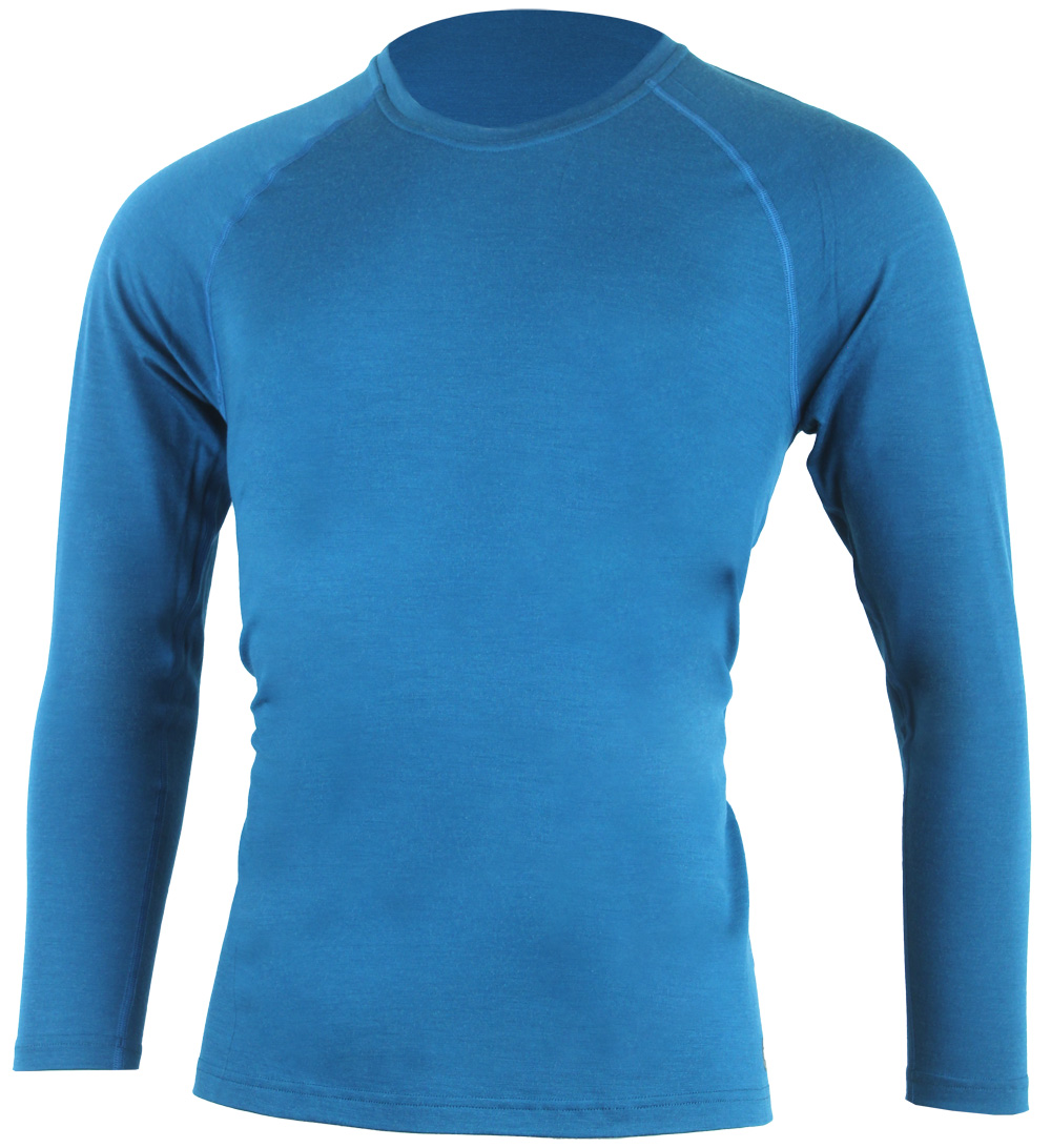 Lasting pánske merino tričko ATAR 5454 modré Veľkosť: 2XL