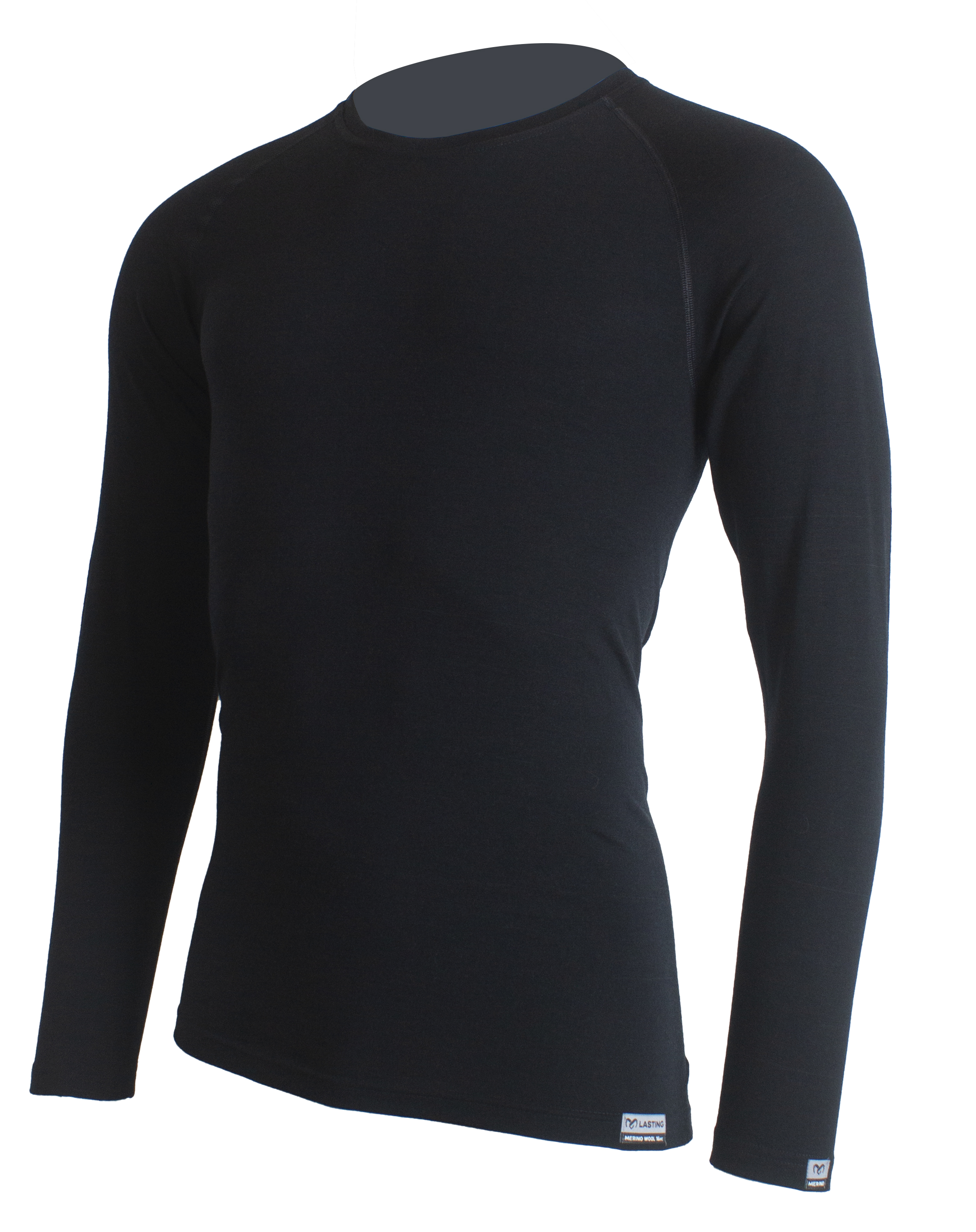 Lasting pánske merino tričko ATAR P90 čierne pruhy Veľkosť: L