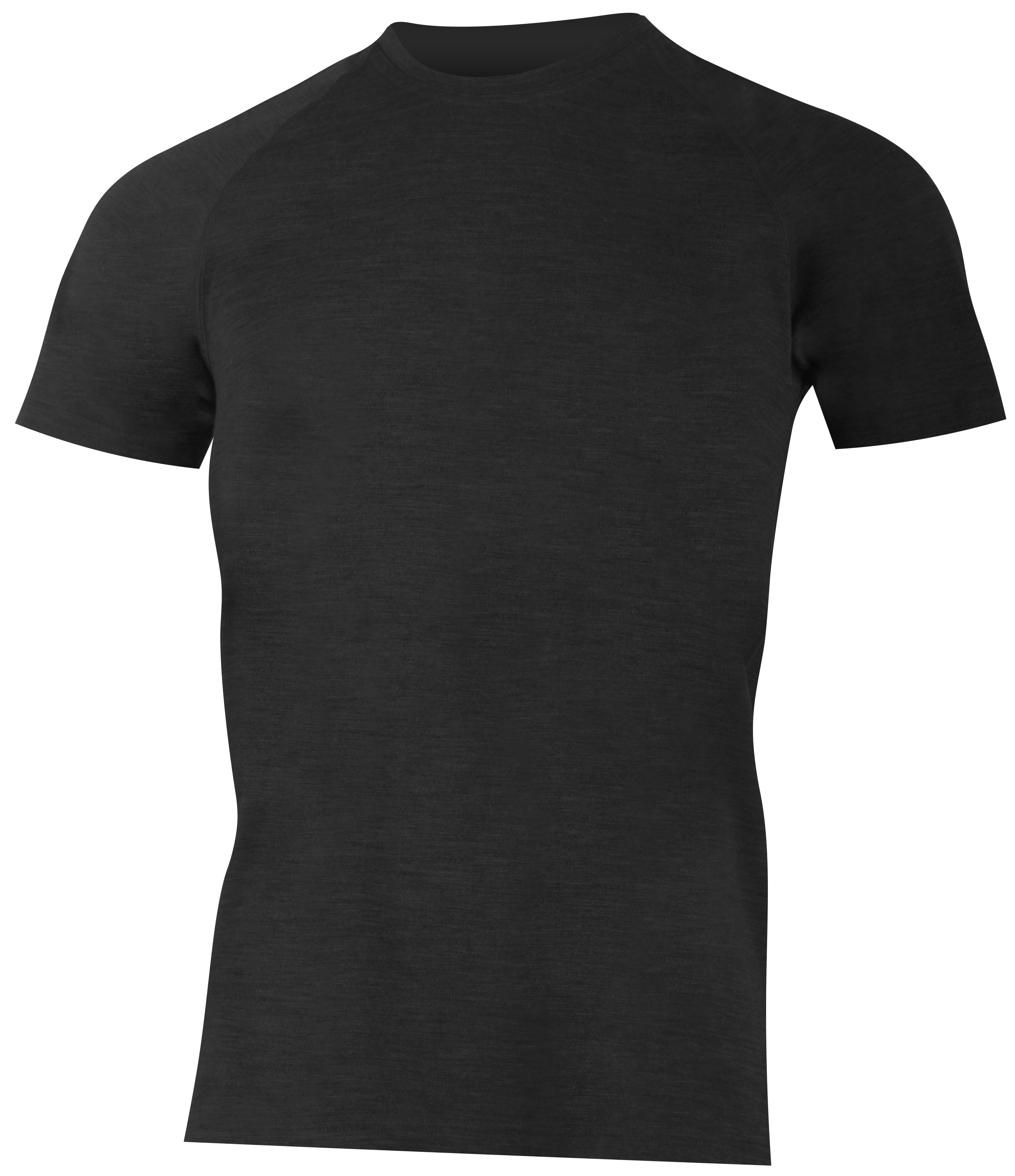 Lasting pánske merino tričko CARLOS 9090 čierne Veľkosť: M