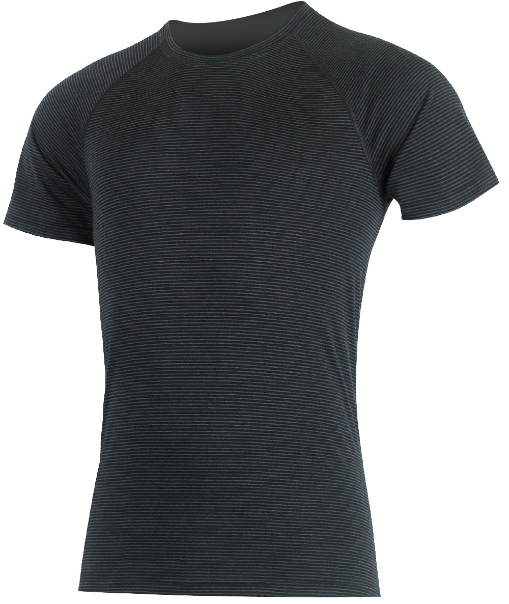 Lasting pánske merino tričko QUIDO P90 čierne Veľkosť: XL